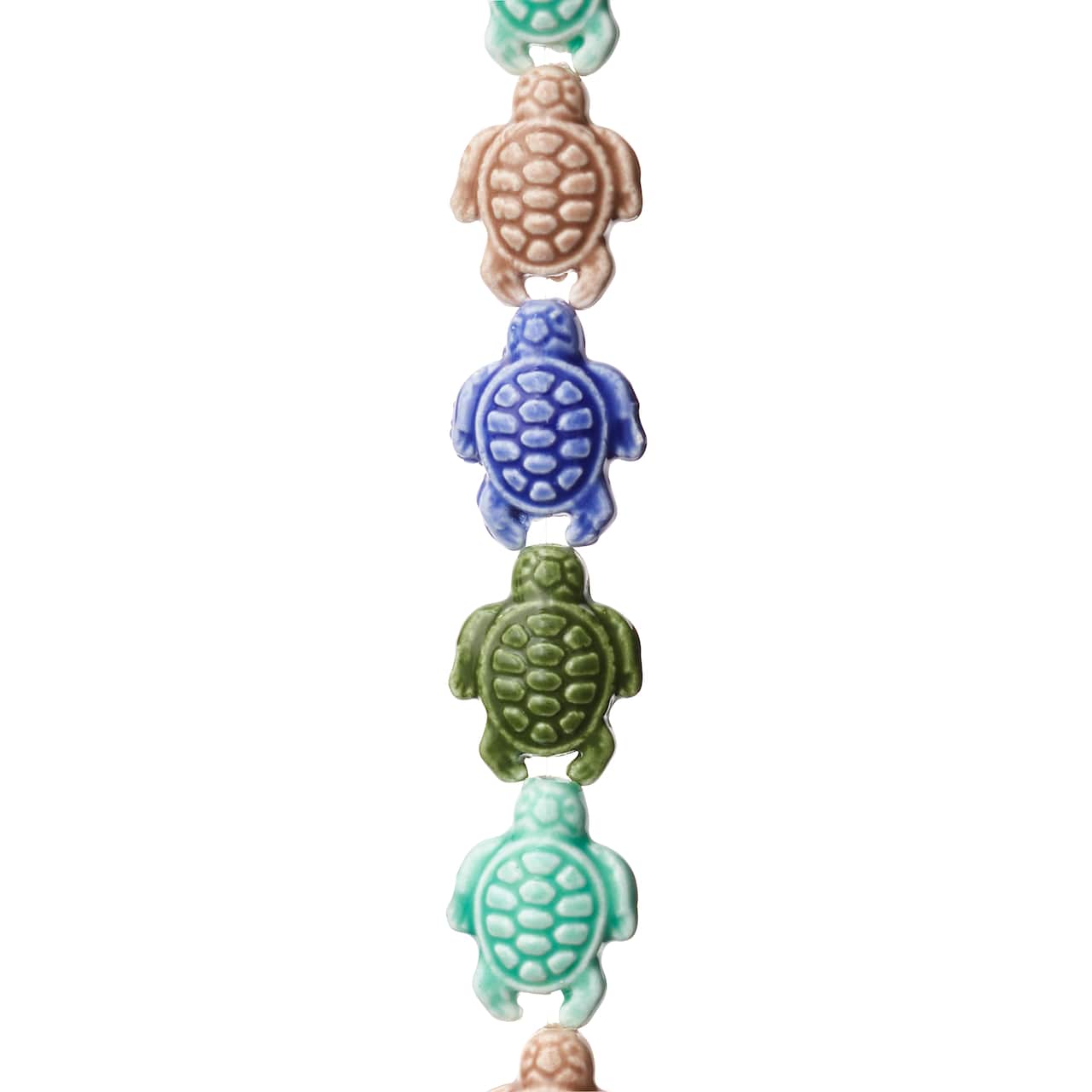 Ceramic Sea Turtle Beads, 19mm by Bead Landing™